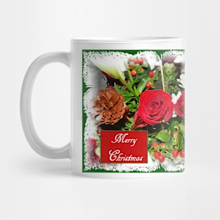 Merry Christmas Bouquet Mug